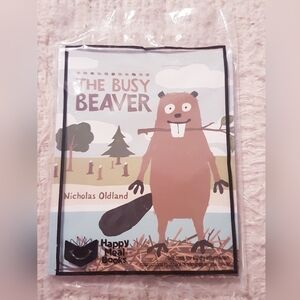 2017 The Busy Beaver Book Nicholas Oldland McDonald's Happy Meal Toy NIP